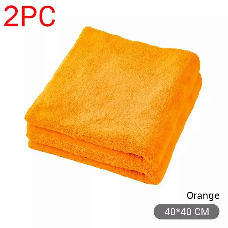 Premium 40x40cm Microfiber Towels | Ultra-Plush Dual-Sided Car Detailing Cloths