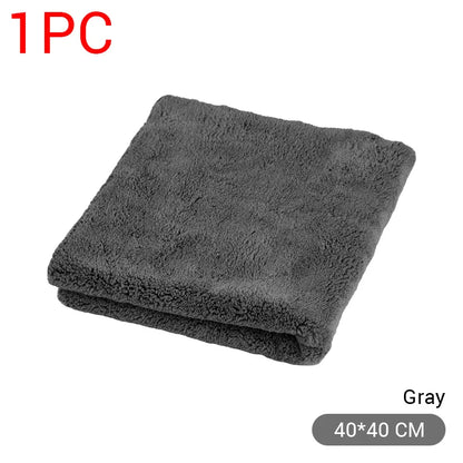 Premium 40x40cm Microfiber Towels | Ultra-Plush Dual-Sided Car Detailing Cloths