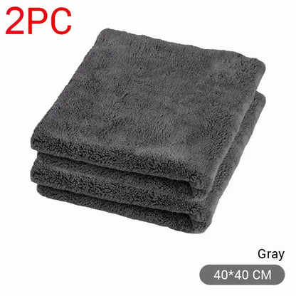 Premium 40x40cm Microfiber Towels | Ultra-Plush Dual-Sided Car Detailing Cloths