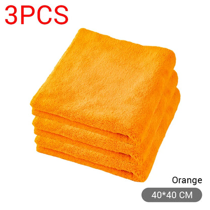 Premium 40x40cm Microfiber Towels | Ultra-Plush Dual-Sided Car Detailing Cloths