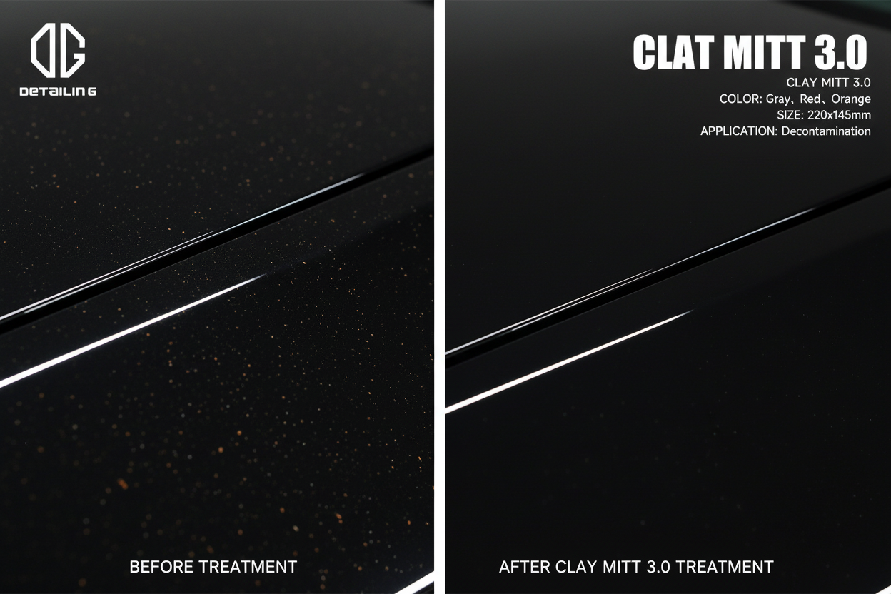 Before and after decontamination
