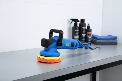 Polisher on professional workbench