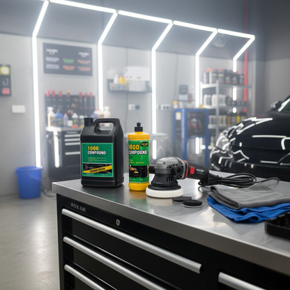 Workstation with polisher